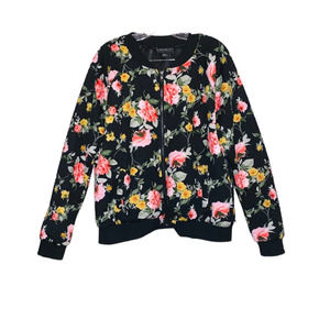 Forever 21 Floral  zip up jacket Size 1 x